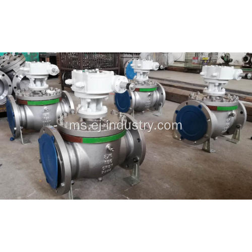 Injap Bola Trunnion Entryless Top Stainless